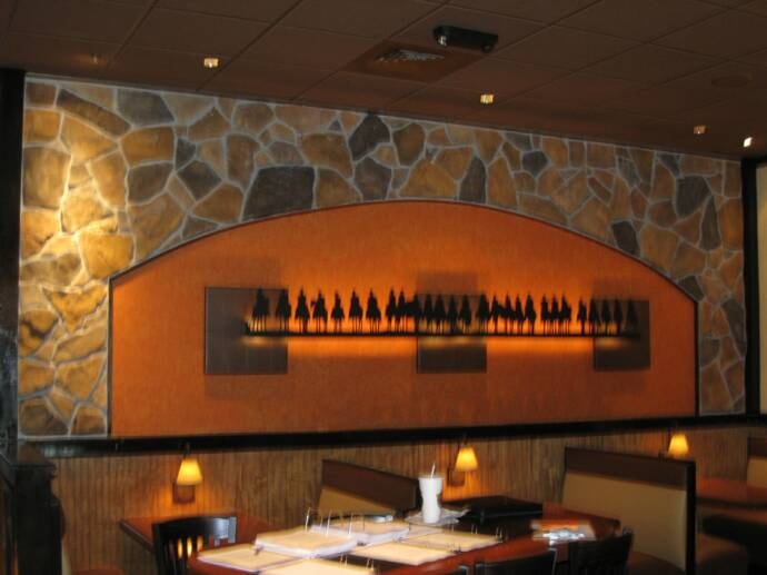 Natural Stone Feature Wall, Wisconsin, 2022